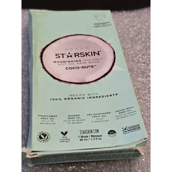 Starskin Coco-Nuts Nourishing Coconut Hot Oil Hair Mask 1.3 Fl Oz - Picture 1 of 2